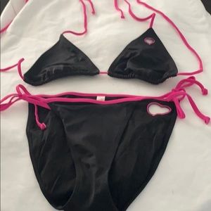 Victoria secret bikini with heart detail cut outs